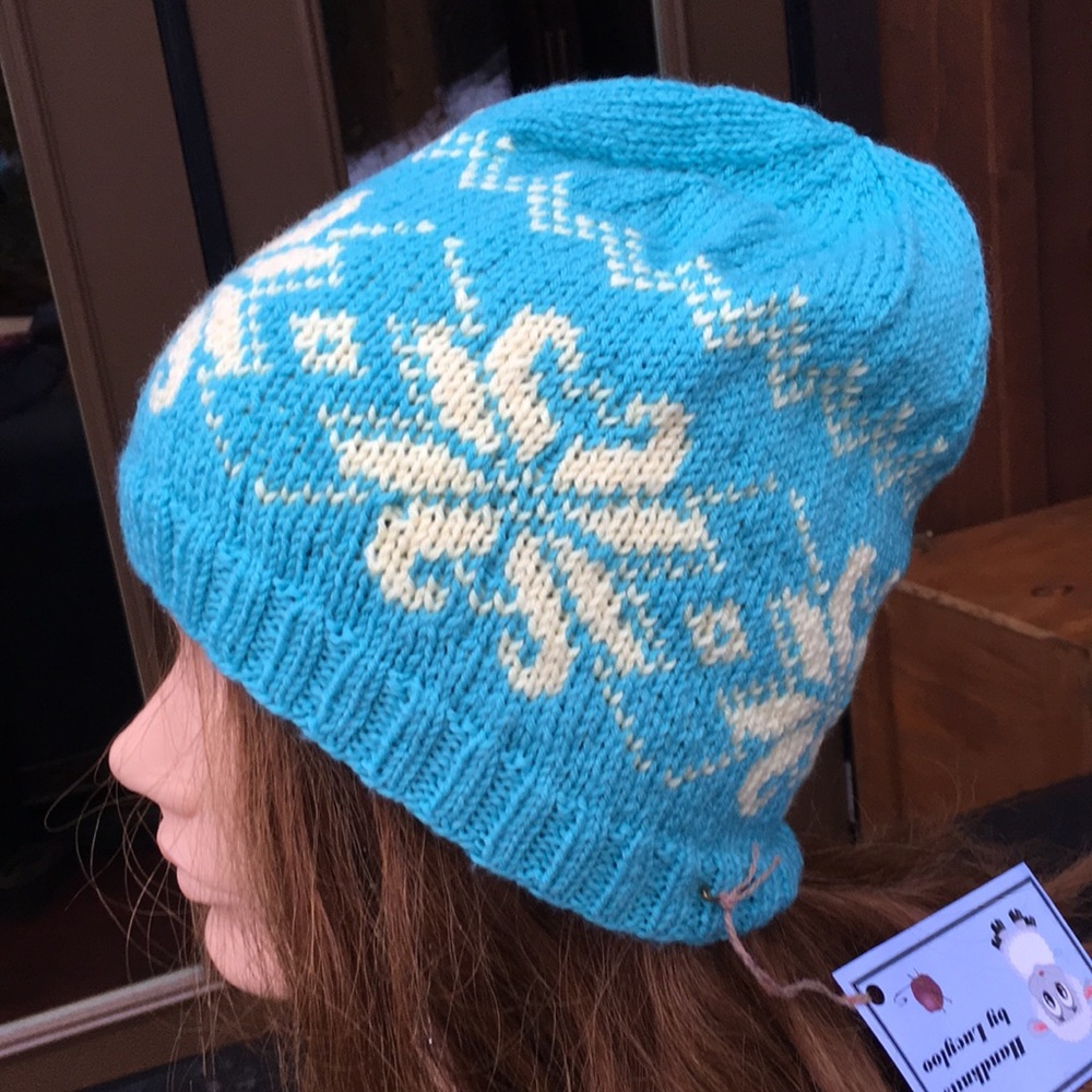 Hand Knit Nordic Hat/Toque